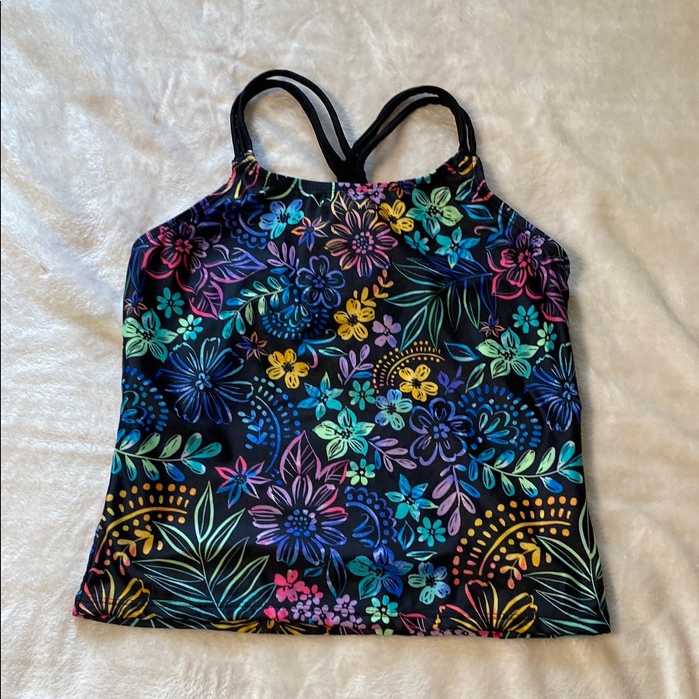 Floral Patterned Tank Top